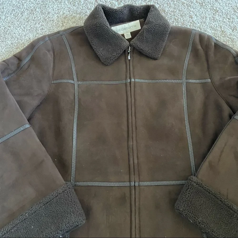 Liz Claiborne Brown Jacket - Picture 3 of 4